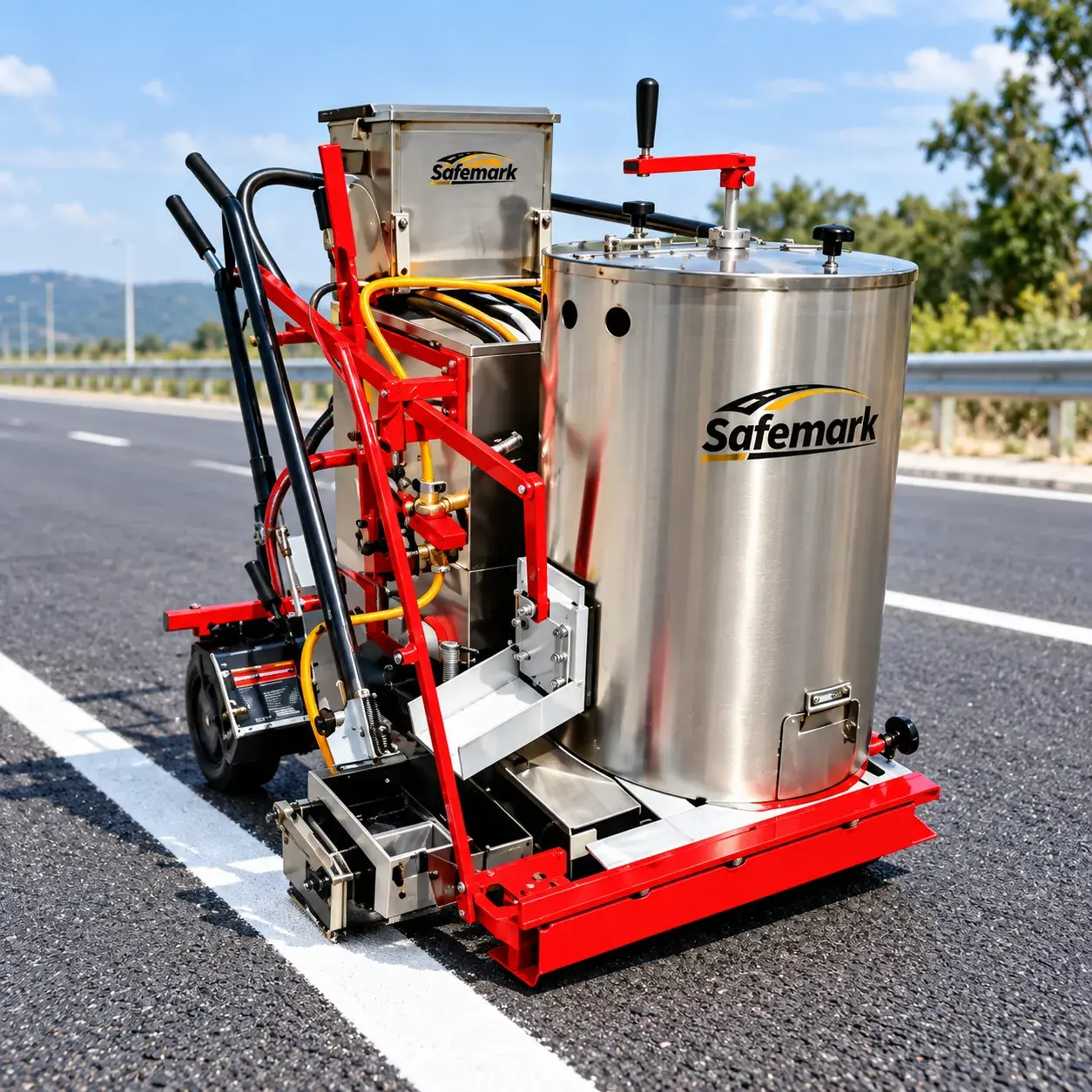 Hand Push Road Marking Machine view 1